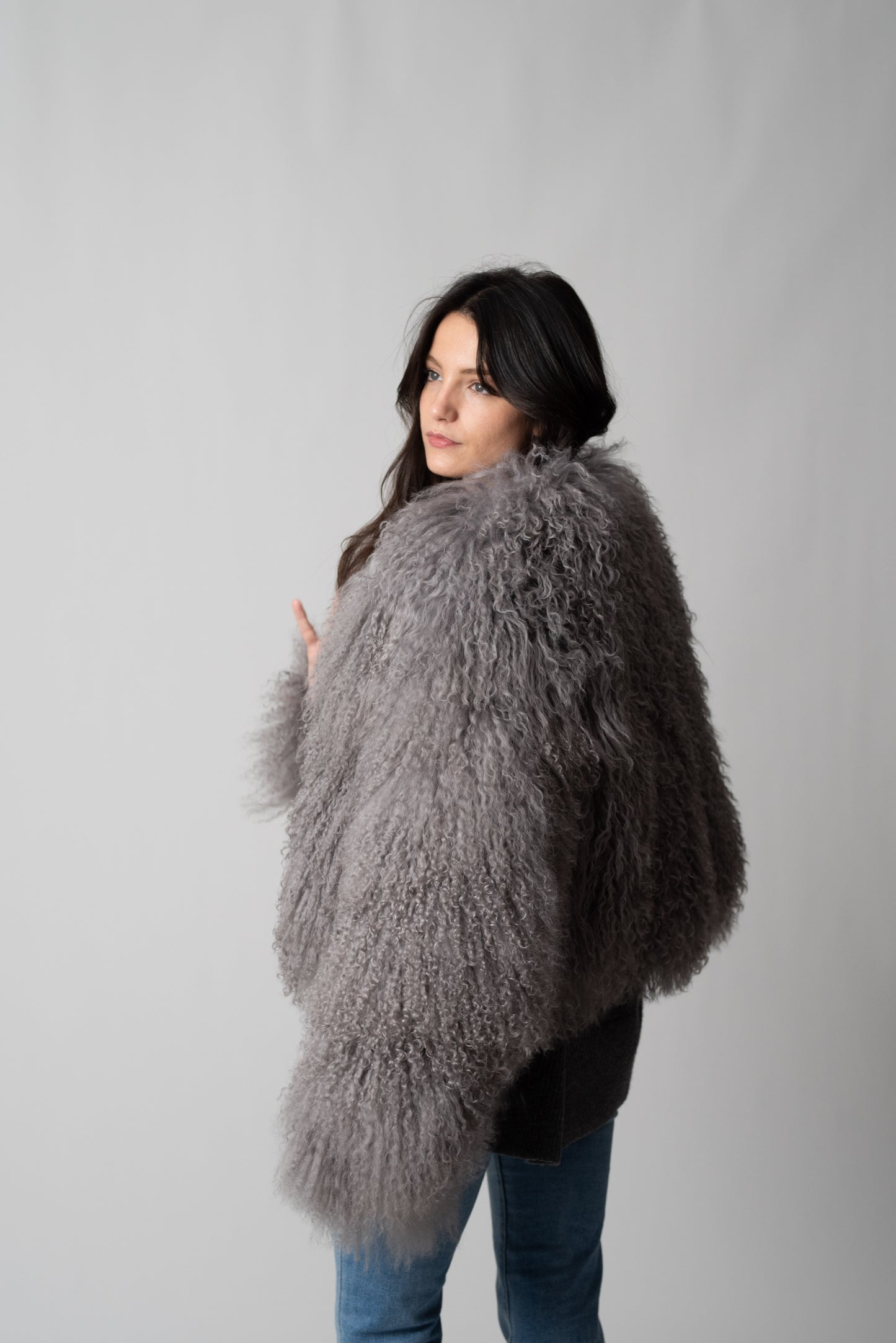 PELLICCIA MONGOLIA GREY