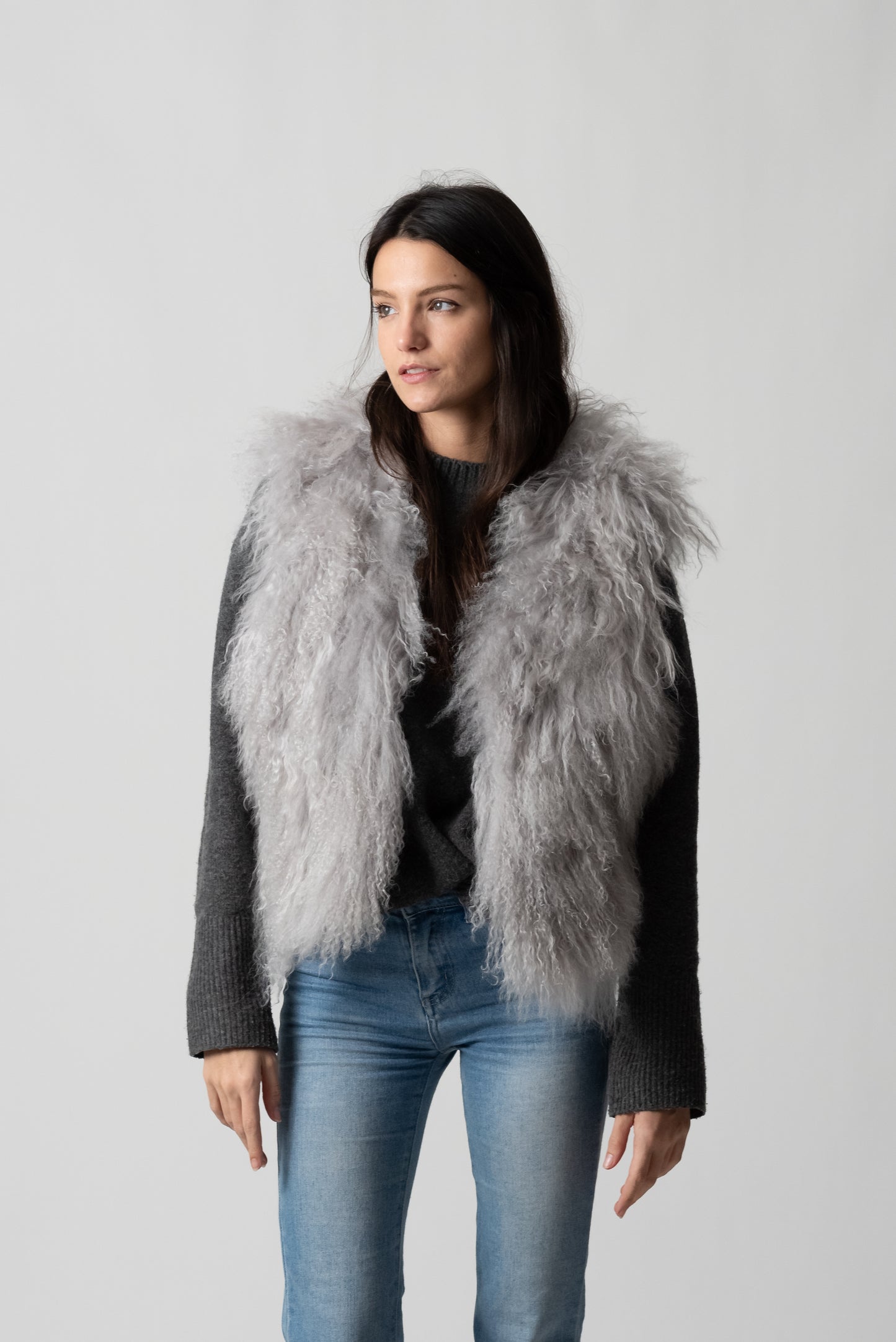 GILET MONGOLIA GREY