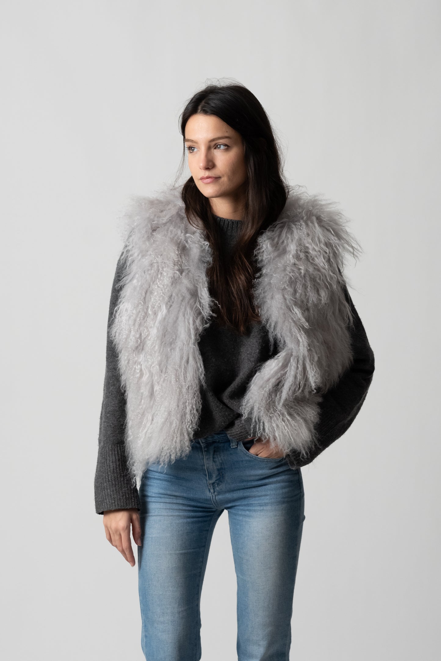 GILET MONGOLIA GREY