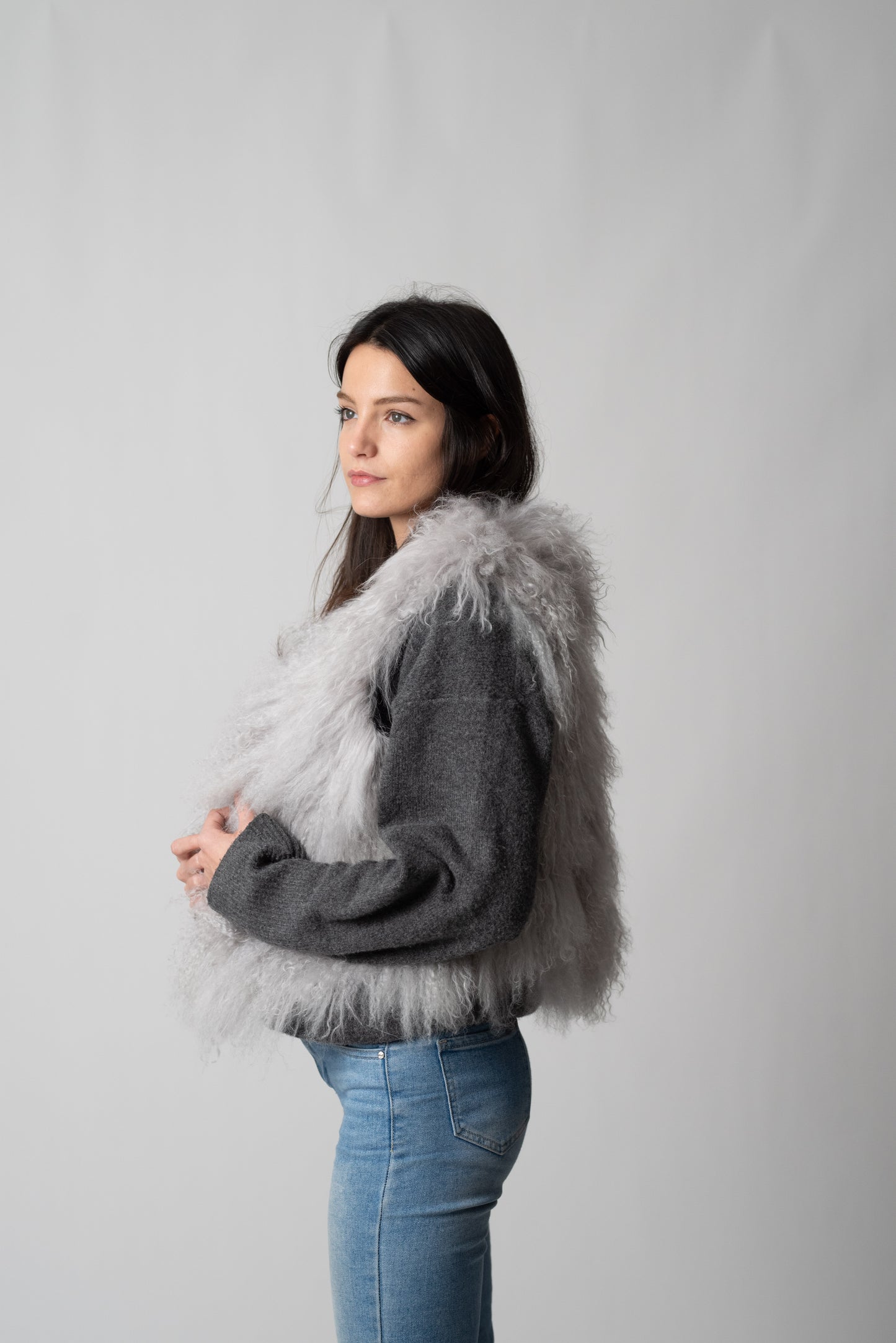 GILET MONGOLIA GREY