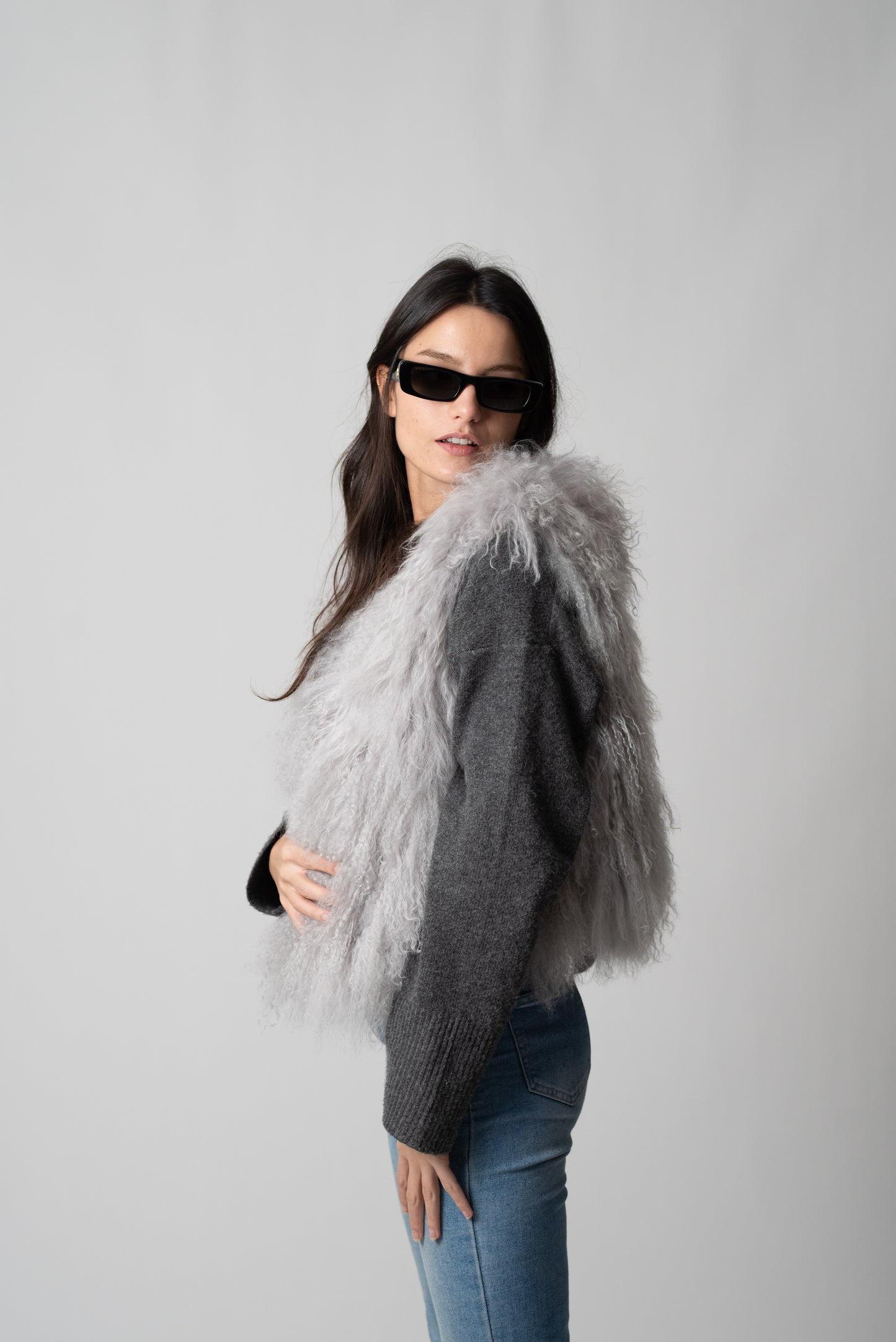 GILET MONGOLIA GREY
