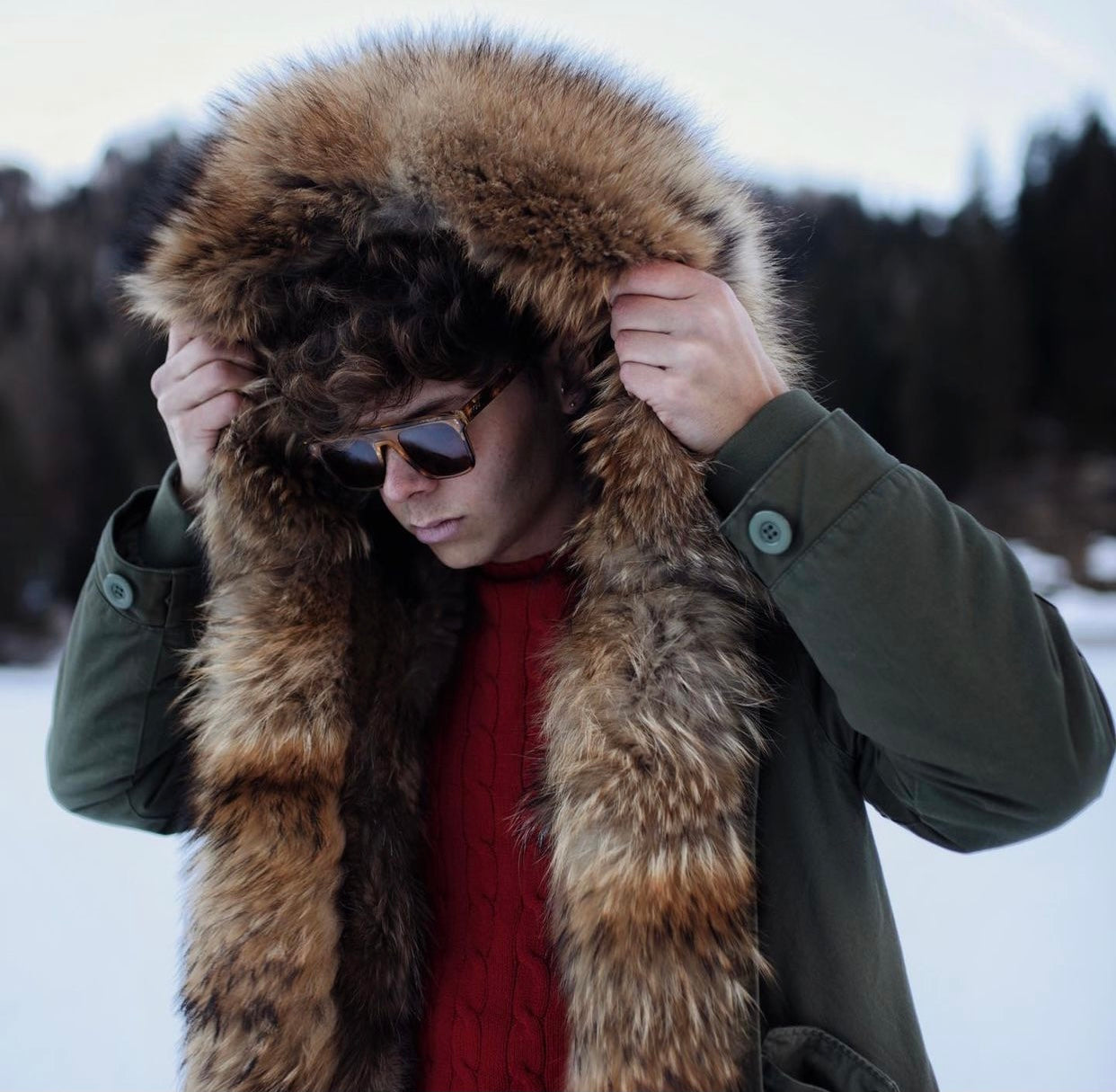 PARKA MAN COURMAYEUR GREEN