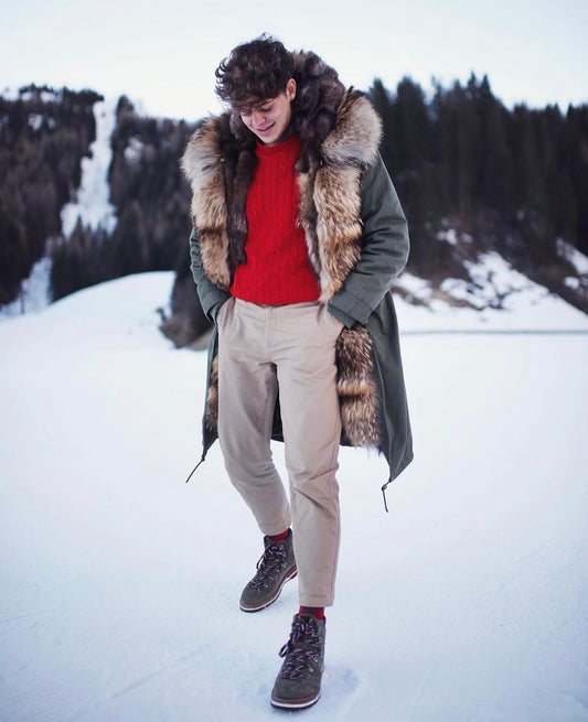 PARKA MAN COURMAYEUR GREEN