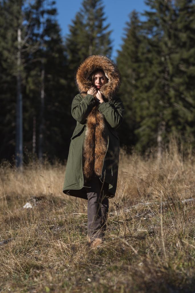 PARKA EXTRA LONG COURMAYEUR GREEN