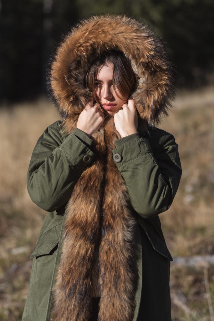 PARKA EXTRA LONG COURMAYEUR GREEN
