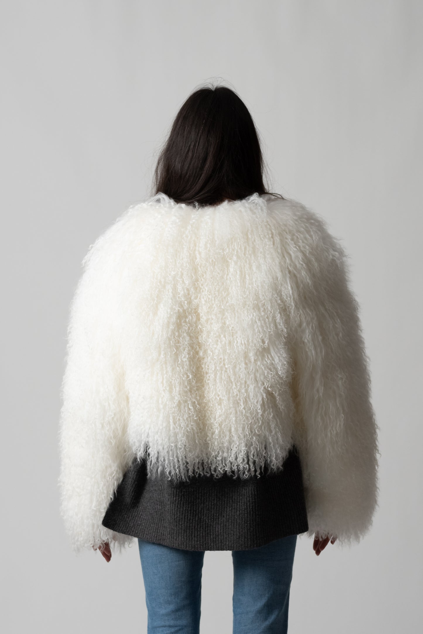 PELLICCIA MONGOLIA WHITE