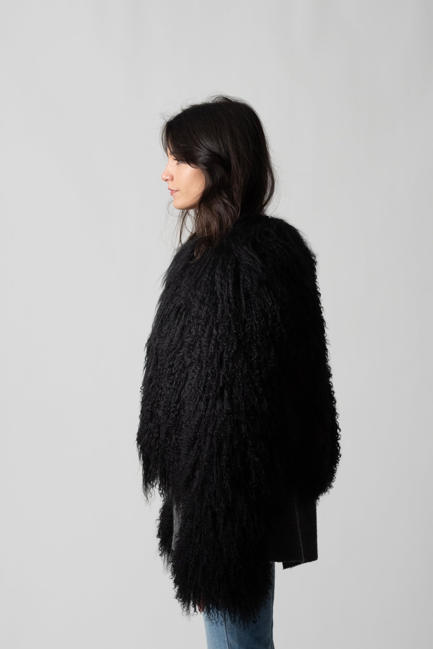 PELLICCIA MONGOLIA BLACK