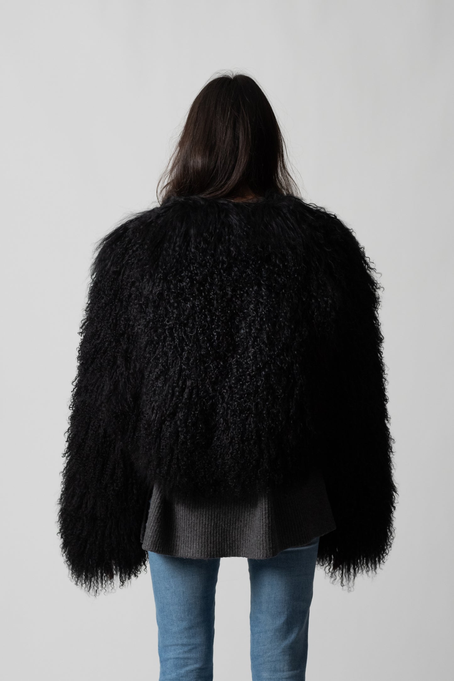 PELLICCIA MONGOLIA BLACK