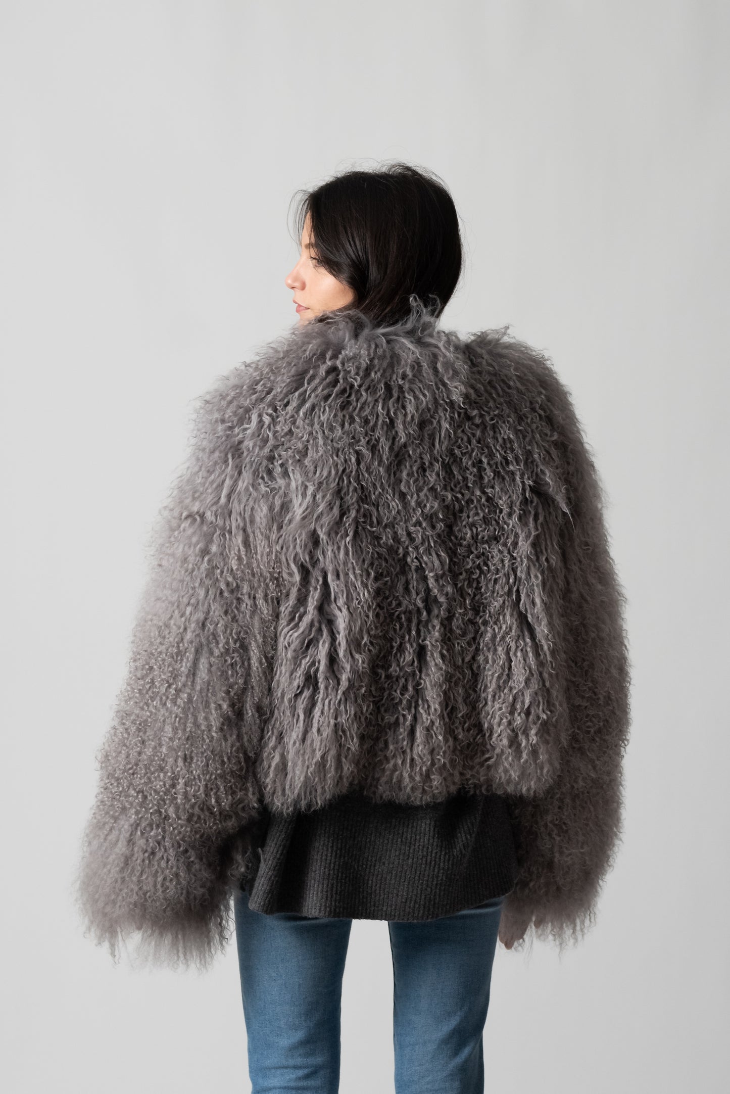 PELLICCIA MONGOLIA GREY