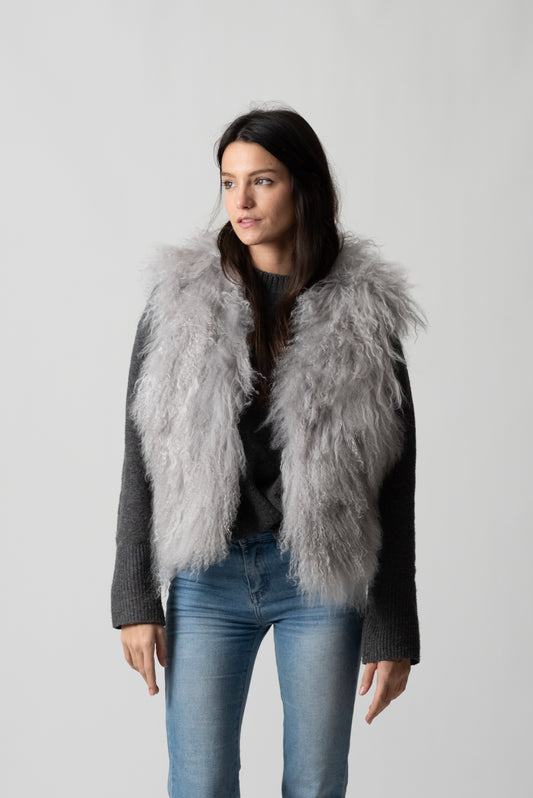 GILET MONGOLIA GREY