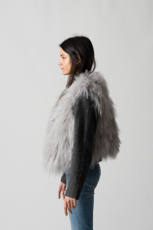 GILET MONGOLIA GREY