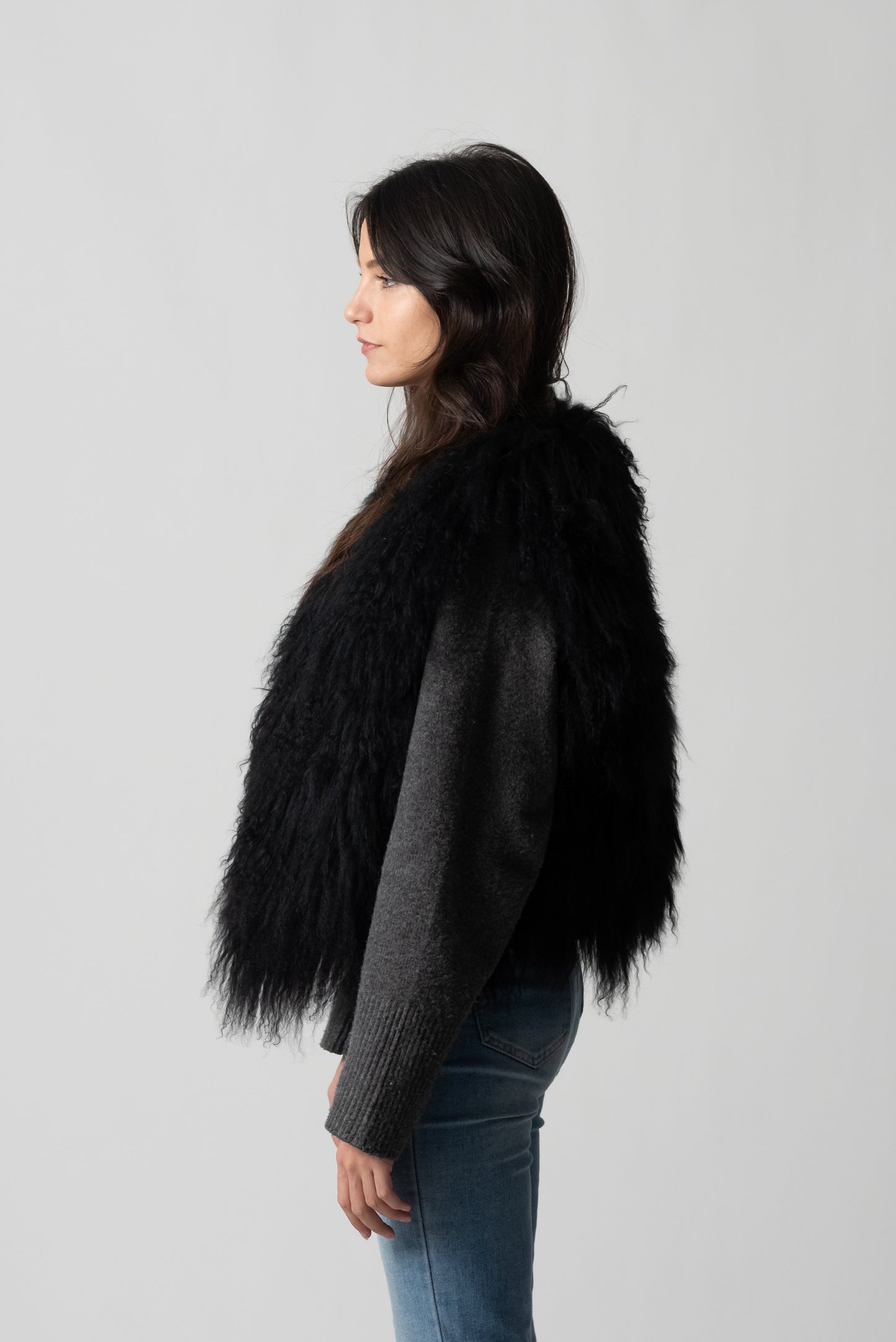 GILET MONGOLIA BLACK