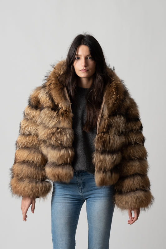 PELLICCIA MURMASKY CON CAPPUCCIO