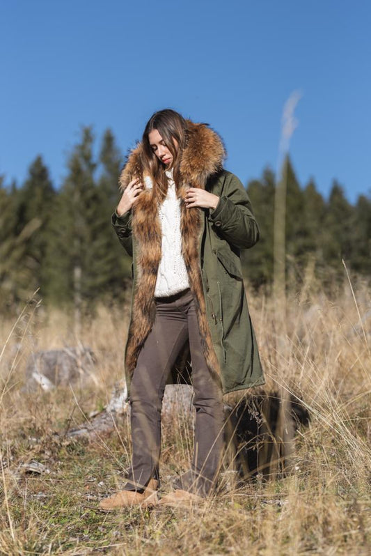 PARKA EXTRA LONG COURMAYEUR GREEN